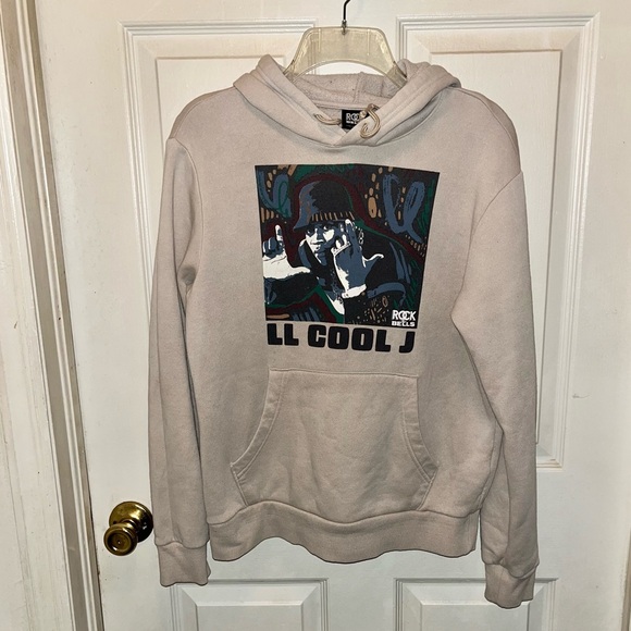 ROCK THE BELLS LL Cool J Long Sleeve Pullover Hoodie Sweatshirt. Sz S. - Picture 1 of 5